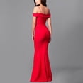 thumbnail image 4 of Women's Off Shoulder Mermaid Maxi Dress Elegant Sweetheart Neck Evening Gown for Party Graduation, 4 of 8