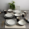 thumbnail image 5 of Noritake Colorwave Chocolate 16-Piece Coupe Dinnerware Set, Service for 4, 5 of 7