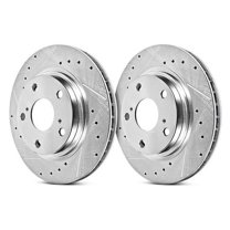 Power Stop AR82138XPR Evolution Drilled & Slotted Rotors -Front
