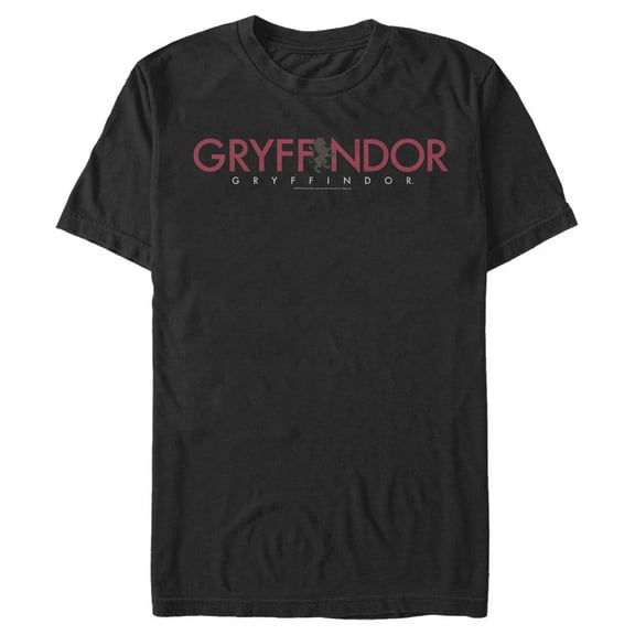 Men's Harry Potter Gryffindor House Pride Graphic Tee Black 2X Large