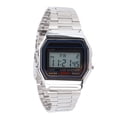 thumbnail image 1 of Reloj deportivo digital resistente al agua, vintage, ajustable, multifunción, para negocios, para deportes diarios, viajes, color plateado, 1 of 15