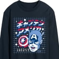 thumbnail image 3 of Marvel Captain America - Katakana - Men's Long Sleeve Graphic Tee, 3 of 5