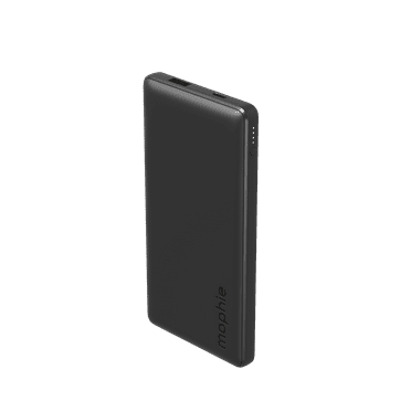 mophie 10k Power Boost Portable Charger - PowerStation with USB-A and USB-C inputs – Black
