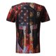 thumbnail image 5 of Hombres Casual cuello redondo Popular 3D bandera digital impresión pulóver Fitness deportes pantalones cortos mangas camiseta blusa Pompotops oipoqjl32471, 5 of 5