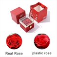 thumbnail image 5 of Caja Rosa Natural con Collar Grabado y Rosa, Collar Personalizado para Novia, 5 of 5