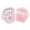 Pink and white glove, variant on Furry Paw Mittens Adjustable Faux Gloves for Cosplay Daily Use Multi-Color Photo Props