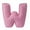 W, variant on Pink Letter Plush Pillow, Letter Hugging Throw Pillows, Decorative Corduroy Initial Letter Shaped Throw Pillows, Letter Pillows English Alphabet A to Z for Sofa Bedroom Living Room Decor