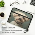 thumbnail image 6 of Organ Folder 14.2 x 0.8 x 10.6 Inches 13 Separate Pockets A4 Size Documents Folder A Sort Storage File Manager For The Home Office Cute Gray Cartoon Dog, 6 of 7