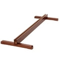 thumbnail image 2 of Room Divider Stand Walnut 3 Panel, 2 of 7