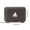 thumbnail image 2 of Flame Diffuser 130ML 3D Hollowing USB Flame Diffuser Humidifier With 7 LED Color Light For Home, 2 of 7