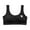 Black, variant on Girls Cotton Training Bra Cartoon Bunny Print Sports Bra Bralette
