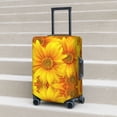 thumbnail image 2 of Lsque 3D Sunflowers Printed Luggage Cover, Travel Luggage Protector,Scratch and Dirt Resistant, Fits 18-32 Inch Luggage - X-Large, 2 of 9