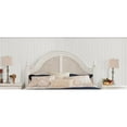 thumbnail image 2 of American Woodcrafters Rodanthe Dove White King Woven Wood Frame Headboard, 2 of 7