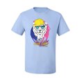 thumbnail image 2 of Funny Lion Tiger King Hey All You Cool Cats and Kittens | Mens Animal Lover Graphic T-Shirt, Light Blue, X-Large, 2 of 3