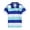 26#Blue, variant on Boys Golf Shirts Short Sleeve Striped Polo Shirt Colorful Collared Casual Tops for Kids School Uniform Daily Wear 5-14Y Blue 100