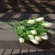 thumbnail image 5 of Toystoory Ramo de rosas artificiales decoración floral flor de seda falsa fiesta Gardenland Flores artificiales blanco, 5 of 6