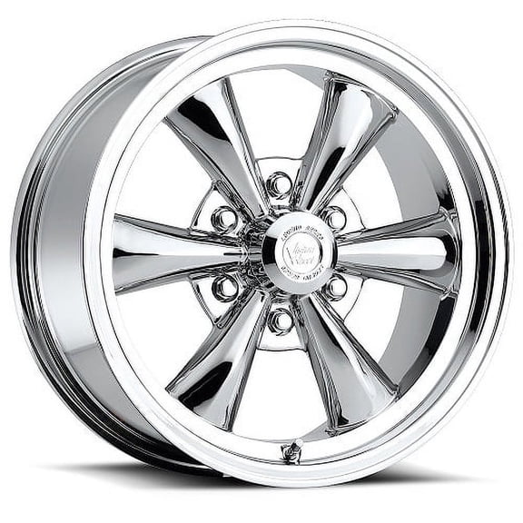 17x8 American Muscle 141H Legend 6 Chrome Wheel 6x5.5 (0mm)
