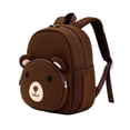 thumbnail image 4 of Weebloom School Backpack For Kids Boys Girls Schoolbags Cute Animal Lightweight Bookbag Preschool Kindergarten Coffee, 4 of 4