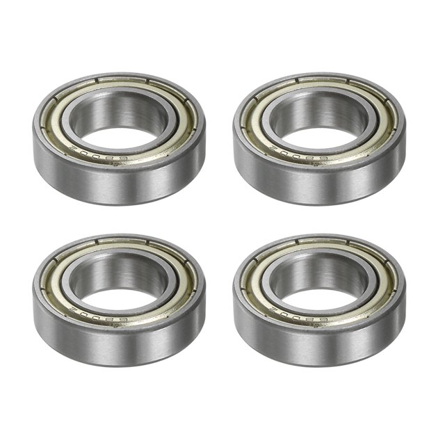 Unique Bargains 6800ZZ Roulements à Billes 10mmx19mmx5mm Acier Chromé ABEC5 à Double Écran Lot de 4