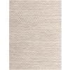 Unique Loom Chindi Jute Collection Area Rug (10' x 14' 1" Rectangle White/Natural)