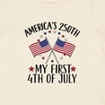 thumbnail image 4 of Inktastic My First 4th of July America's 250th Boys or Girls Baby T-Shirt, 4 of 5