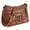 Brown, variant on BadPiggies Crossbody Bag for Women Pocketbooks Soft PU Leather Purses and Handbags Multi Pocket Shoulder Bags - Blue