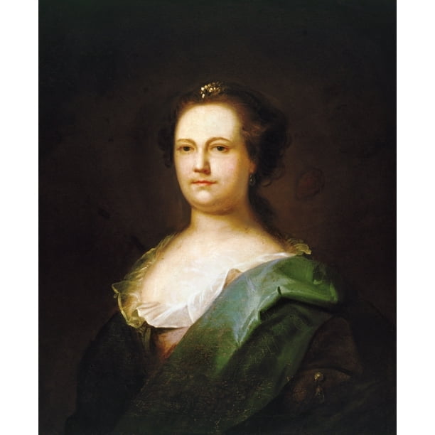 Deborah Read Franklin N(1708-1774) Mrs Benjamin Franklin Oil By