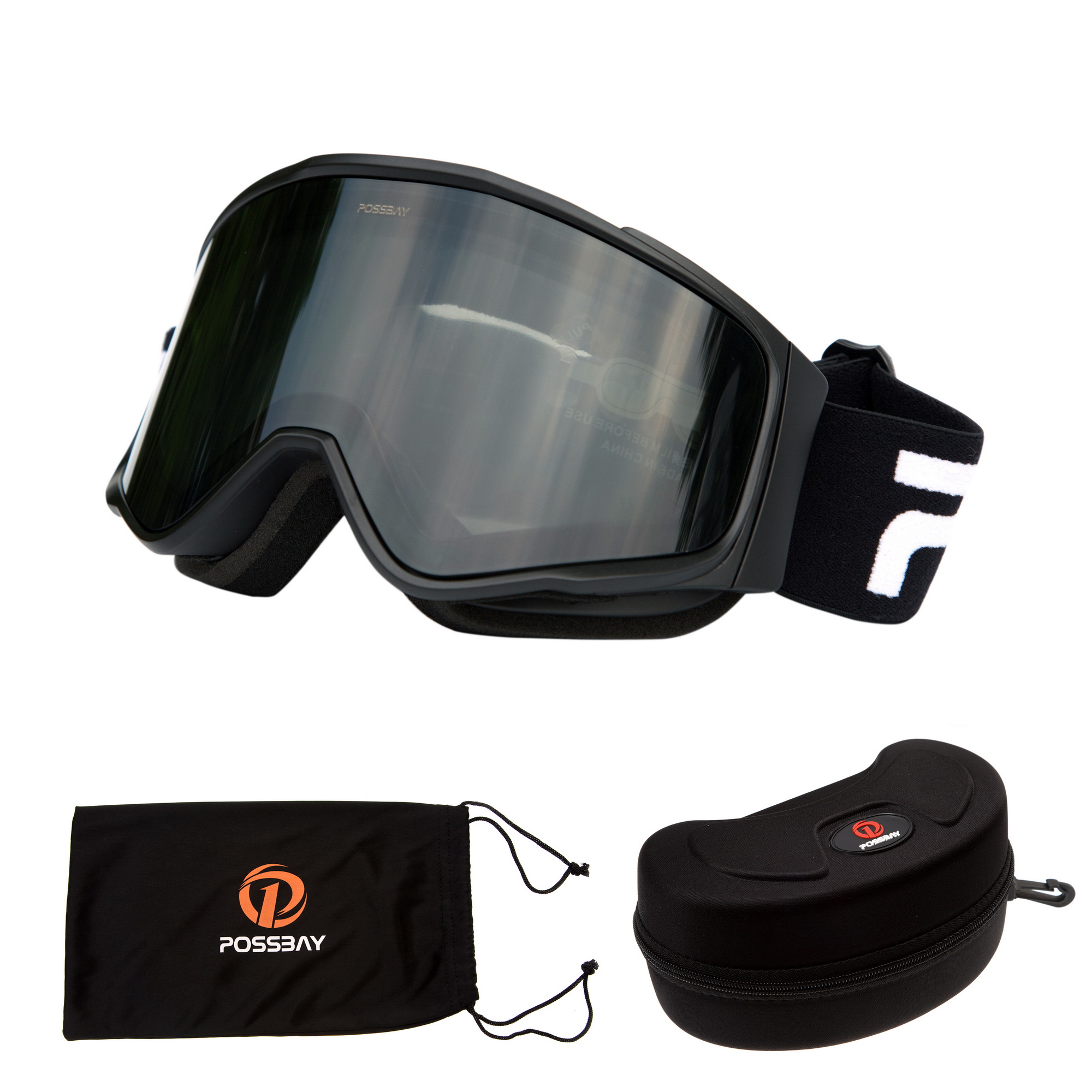 Unisex Ski Goggles Snowboard Goggles Magnetic Lenses Anti-Fog 100 