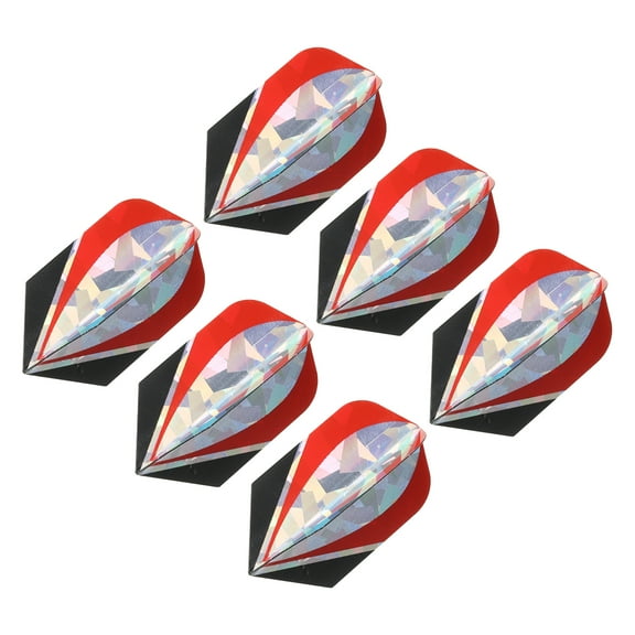 Uxcell Slim Dart Flights, 6 Pack PET Dart Accessories, Oval Pattern
