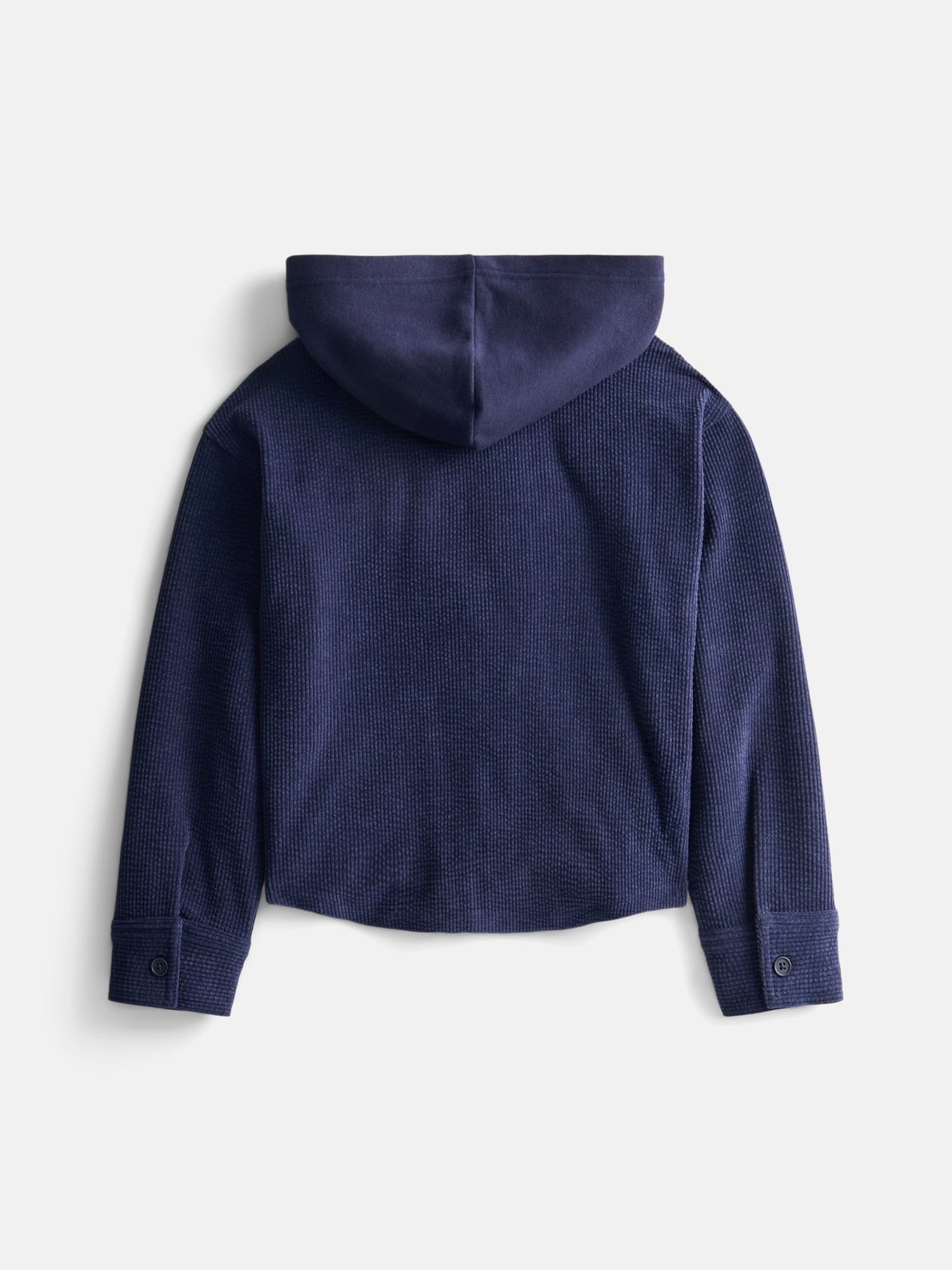Wonder Nation Boys Hooded Corduroy Shacket, Sizes 4-18