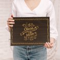 thumbnail image 1 of Darling Souvenir Personalized Engraved Laser Cut Wedding Guest Book Wooden Cover Sign-in Book Registry Guestbook Scrapbook-WT, 1 of 7