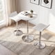 thumbnail image 3 of Set de 2 Sillas de Bar Color Blanco con Reposapié Altura Ajustable Giratorio HOMEMAKE FURNITURE  Moderno, 3 of 6