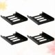 thumbnail image 3 of 4Pcs 2.5 to 3.5 Inches Desktop SSD Tray Hard Disk Drive HDD Mounting Bracket Black, 3 of 3