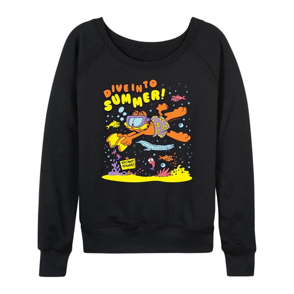 Garfield - Scuba Garf - Women's French Terry Long Sleeve Shirt