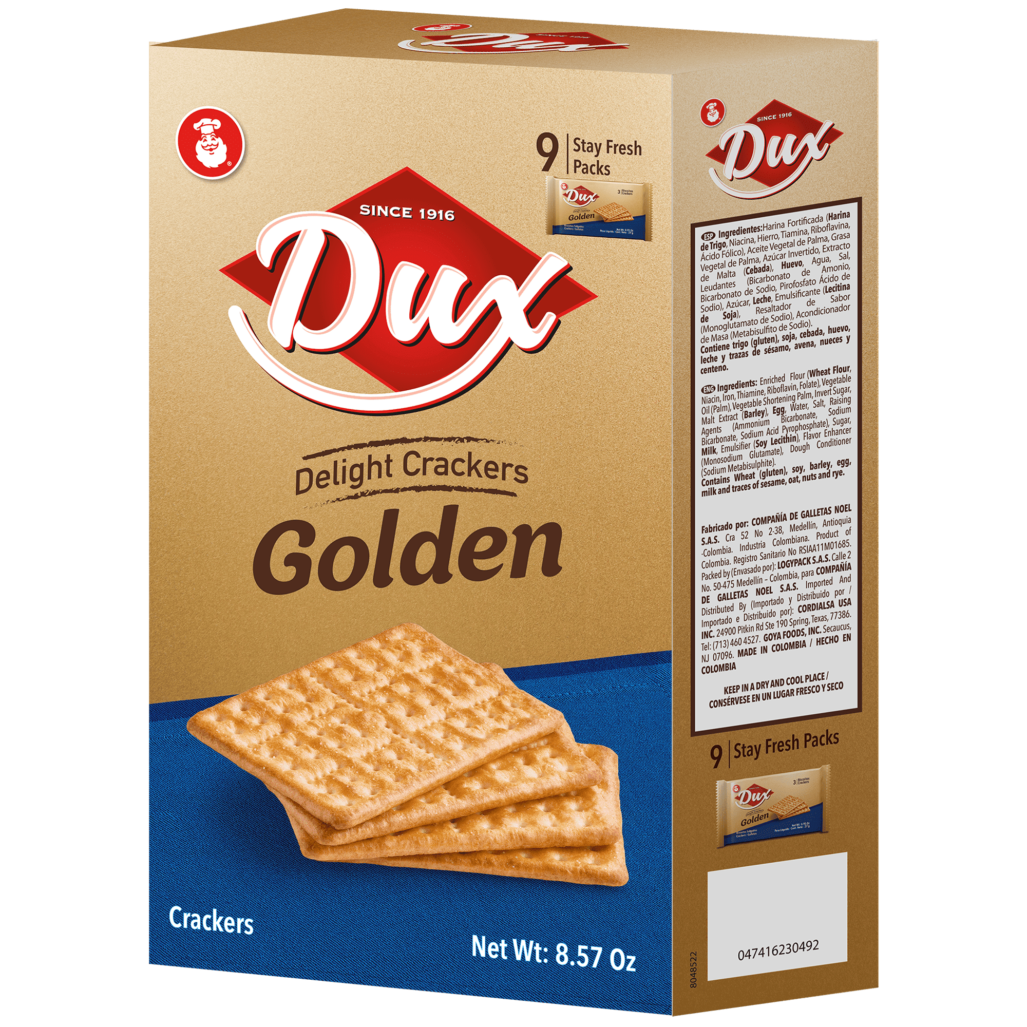 Dux Cracker Golden 8.57 Oz