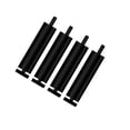 thumbnail image 2 of 4x Sofa Feet Metal Furniture Legs Rustproof Adjustable Height Support Leg for Furniture Modern Style Replacement Couch Legs for Table Chair , black 20cm, 2 of 8
