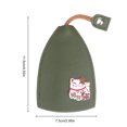 thumbnail image 3 of Peggybuy Portable Pull Out Key Sleeve Cartoon Key Wallets PU Leather Cat Deer Rabbit Soft, 3 of 7