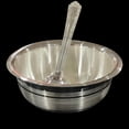 thumbnail image 6 of 999 Pure Silver 200ml Hallmarked Bowl & Spoon for Youth / Adults -4.0 inch Set#04, 6 of 9