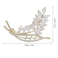 thumbnail image 2 of unbranded De De Dorado Con Hoja Para Ideal Para Trajes Y Eventos Formales, 2 of 6