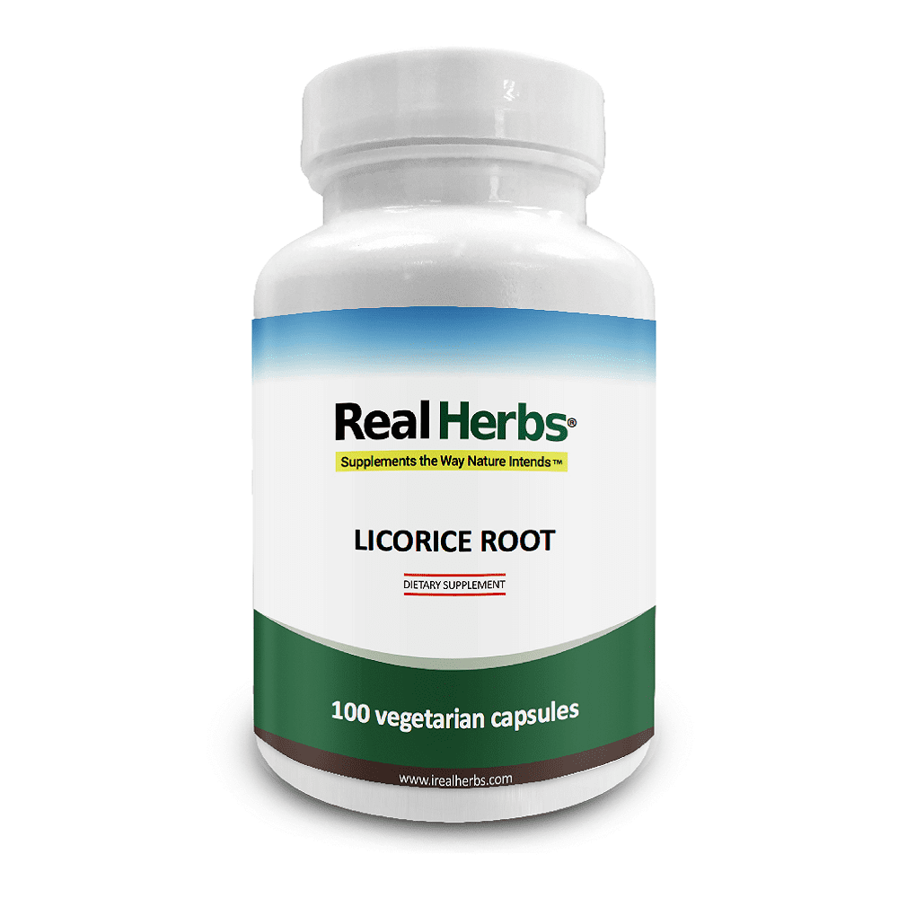 Licorice Root Extract 750mg Supports Digestive & Respiratory Function