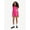 Pink, variant on Girls Shorts Romper, Sizes XS - XLP