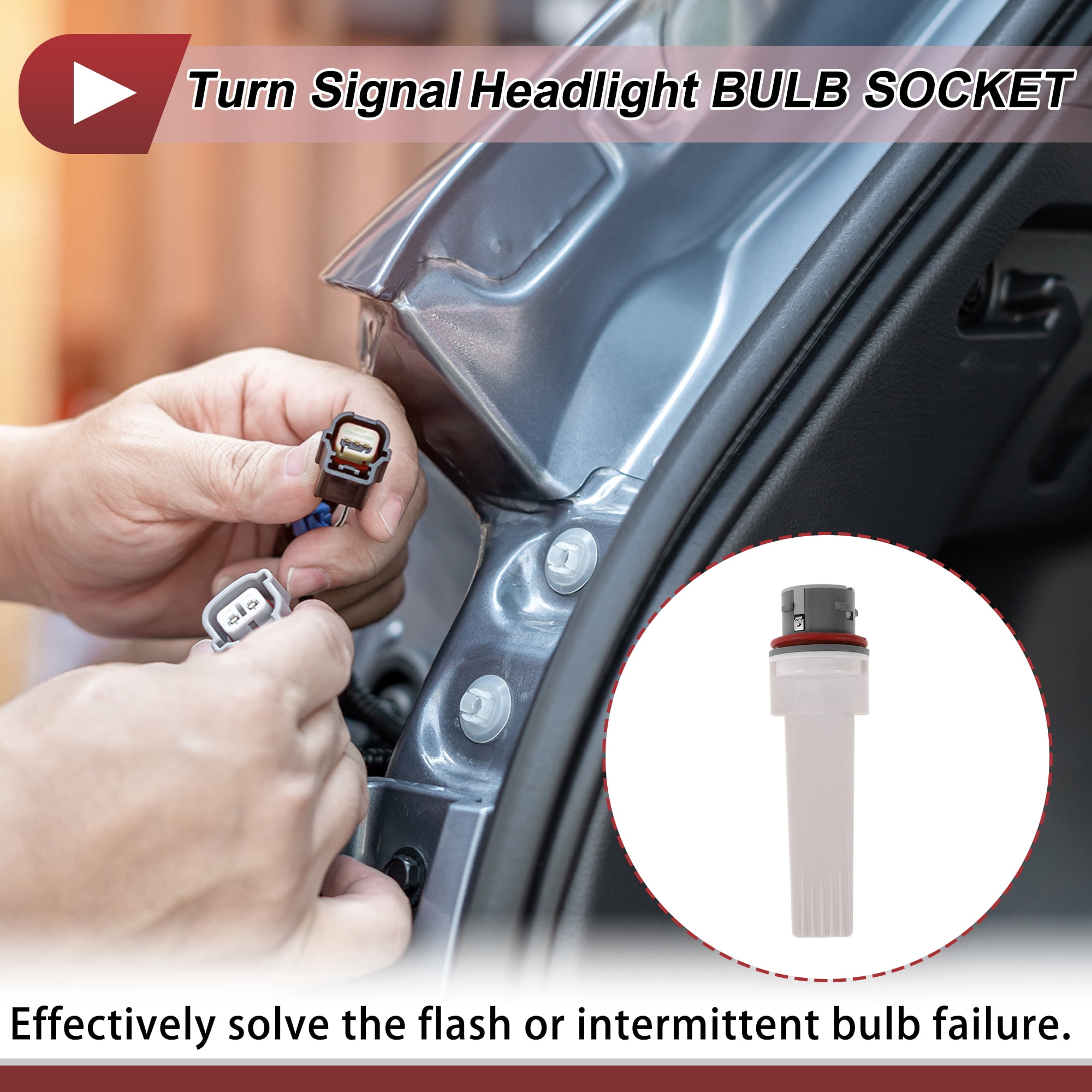 Unique Bargains Turn Signal Light Socket for Hyundai Elantra 2019-2020 No.92161L1000