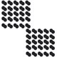 thumbnail image 2 of 100 Pcs Black Sponge Earbud Headphone Cap Ear Pads Cover Replacement, 2 of 5