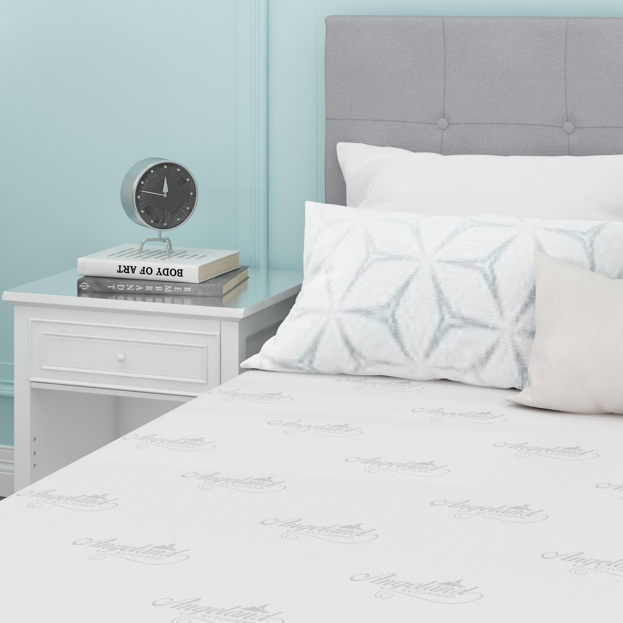 Furinno Angeland Luxury III Gel Infused Memory Foam Mattress,10-Inch, California King