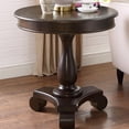 thumbnail image 2 of Roundhill Furniture Rene Table d'Appoint Ronde en Bois, Espresso, 2 of 2