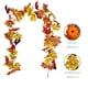 thumbnail image 1 of Maple Leaf Berry Garland Thanksgiving Window Wicker Decoration Door Hang, 1 of 3