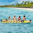 thumbnail image 1 of Floating Mat - Lily Pad - Water Mat - 8 x 4 Ft Floating Mat for Lake, 3-Layer Tear-Resistant XPE Foam with a 16.4' Elastic Bungee Tether for Lake, Beach, Ocean, Pool(8' x 4' x 1.3"), 1 of 5
