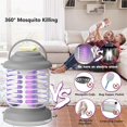 thumbnail image 4 of Electric Bug Zapper Portable Mosquito Control Lamp USB Charging Khaki, 4 of 5