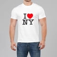 thumbnail image 5 of I Love NY Men Women T-Shirt Crewneck Cotton Tee Heart New York S, 5 of 6