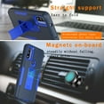 thumbnail image 7 of NIFFPD Motorola G Pure Case, Moto G Power 2022 Case Military Grade Heavy Duty Magnetic Kickstand Car Mount Protection Dark Blue&Blue, 7 of 7